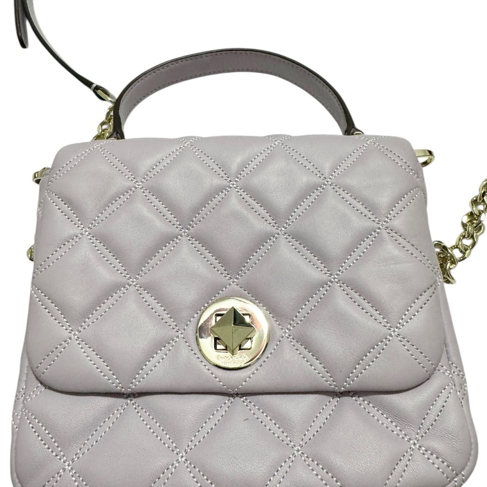 Kate Spade Natalia Quilted Square Bag Lavender - Picture 12 of 16
